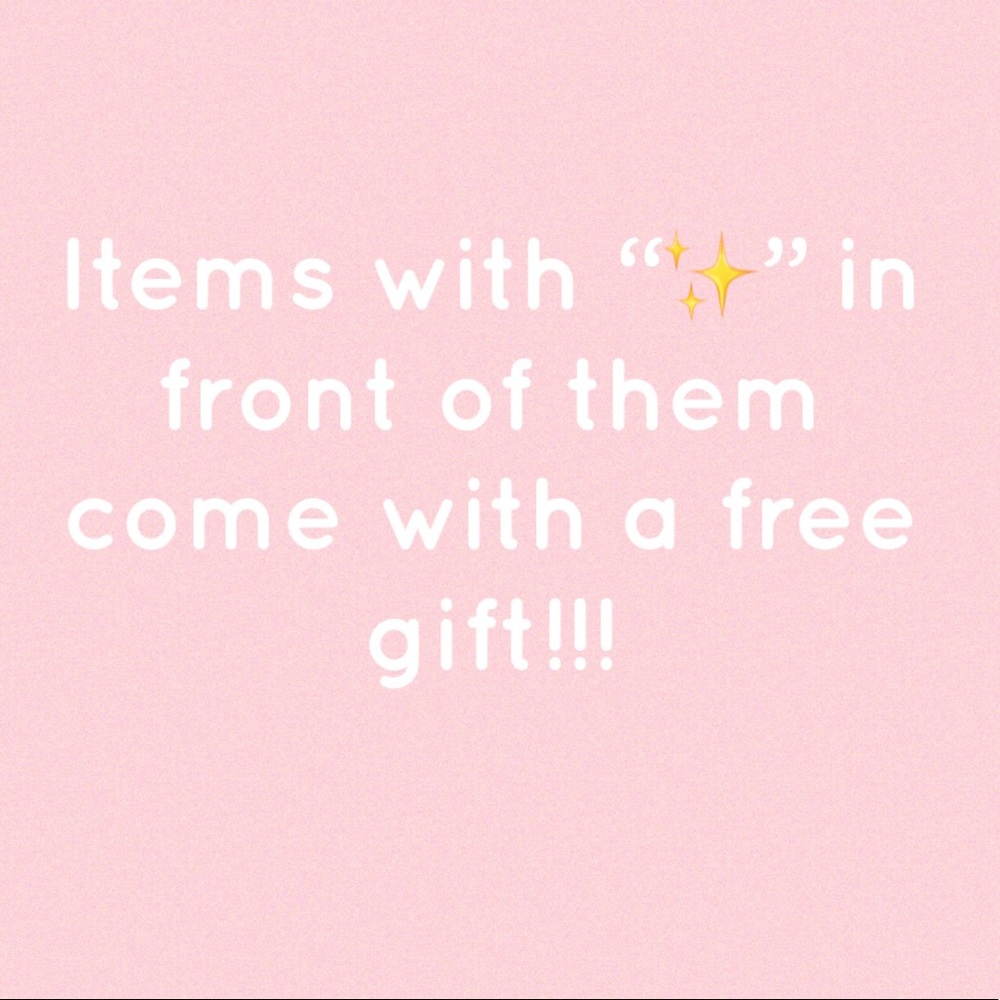 ✨Free gift w/ purchase✨